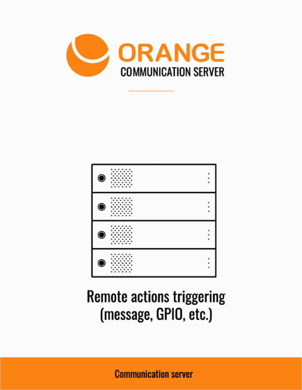 remote audio orange